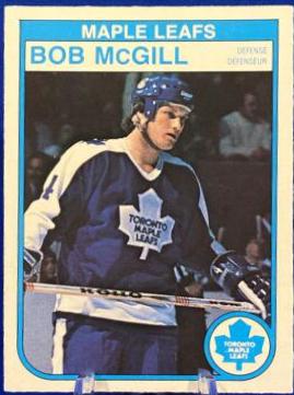 Bob McGill #327 Hockey Cards 1982 O-Pee-Chee