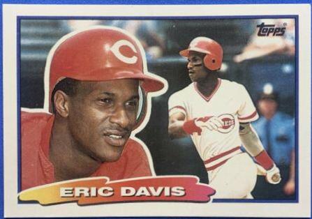 Eric Davis #20 Baseball Cards 1988 Topps Big