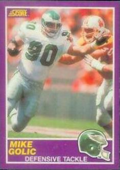 Mike Golic #403S Football Cards 1989 Panini Score Supplemental