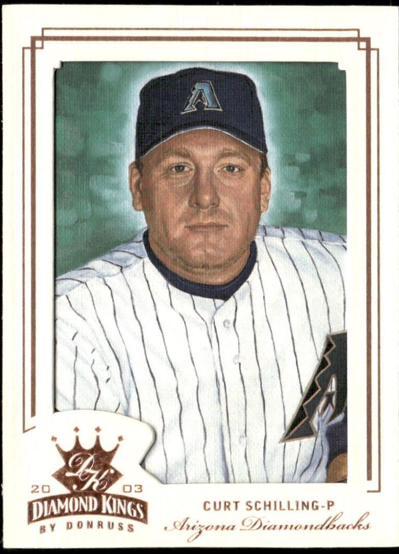 Curt Schilling #74 2003 Donruss Diamond Kings Baseball