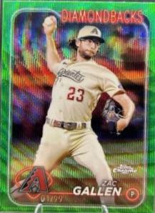 Zac Gallen [Green Wave Refractor] #147