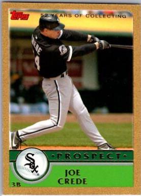 Joe Crede Prospect #T142 Baseball Cards 2003 Topps Traded