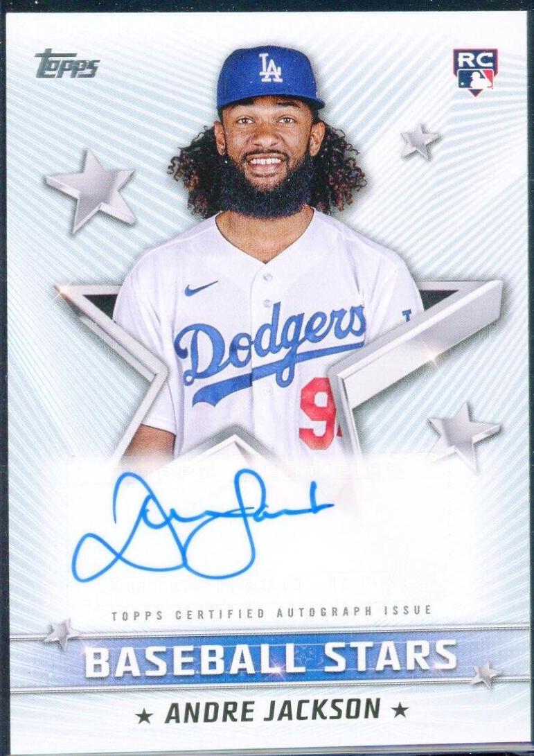 Andre Jackson #BSA-AJA Baseball Cards 2022 Topps Baseball Stars Autographs