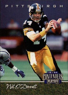 Neil O'Donnell #50 Football Cards 1994 Playoff Contenders