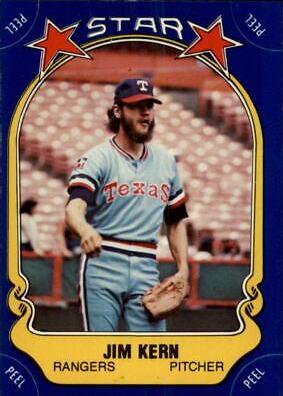 Jim Kern #18 Baseball Cards 1981 Fleer Star Stickers