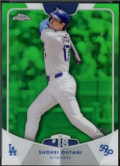 Shohei Ohtani [Green Refractor] #HR18