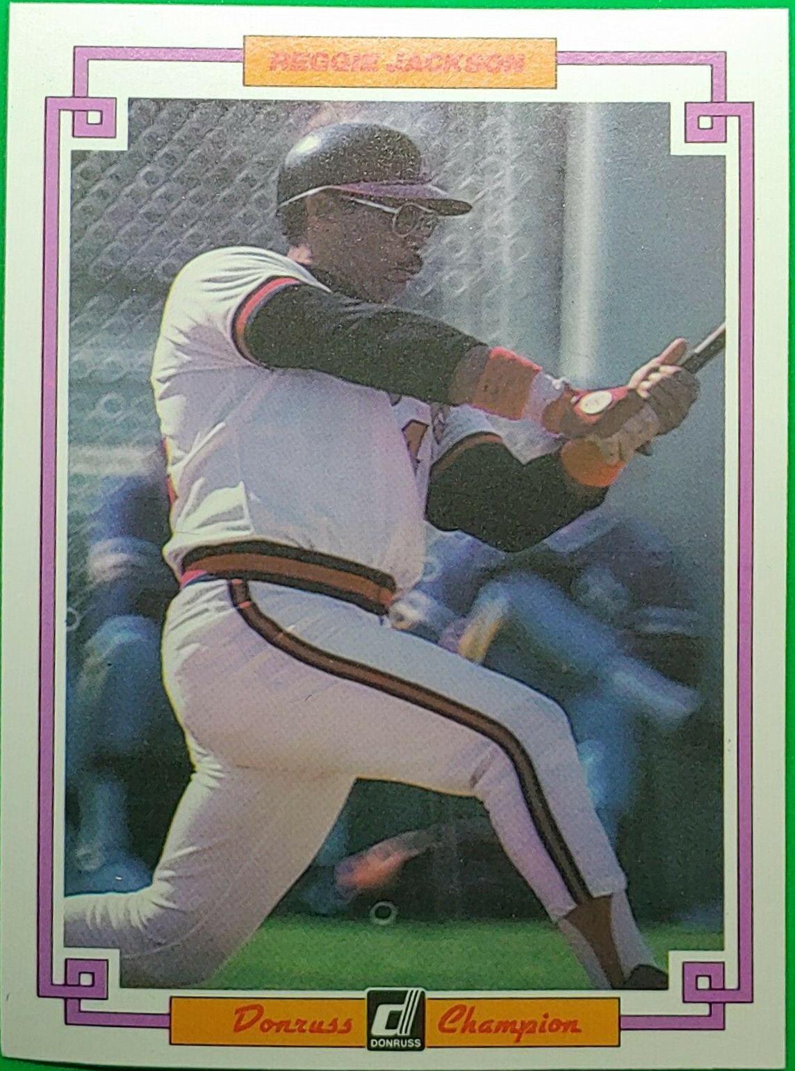 Reggie Jackson #9 Baseball Cards 1984 Donruss Champions