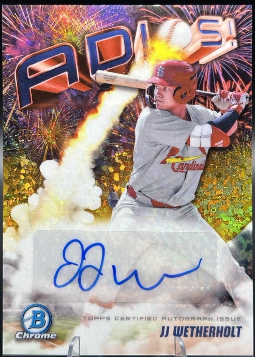 JJ Wetherholt [Gold Mini-Diamond Refractor] #AAV-JJW
