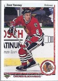 Trent Yawney #82 Hockey Cards 1990 Upper Deck
