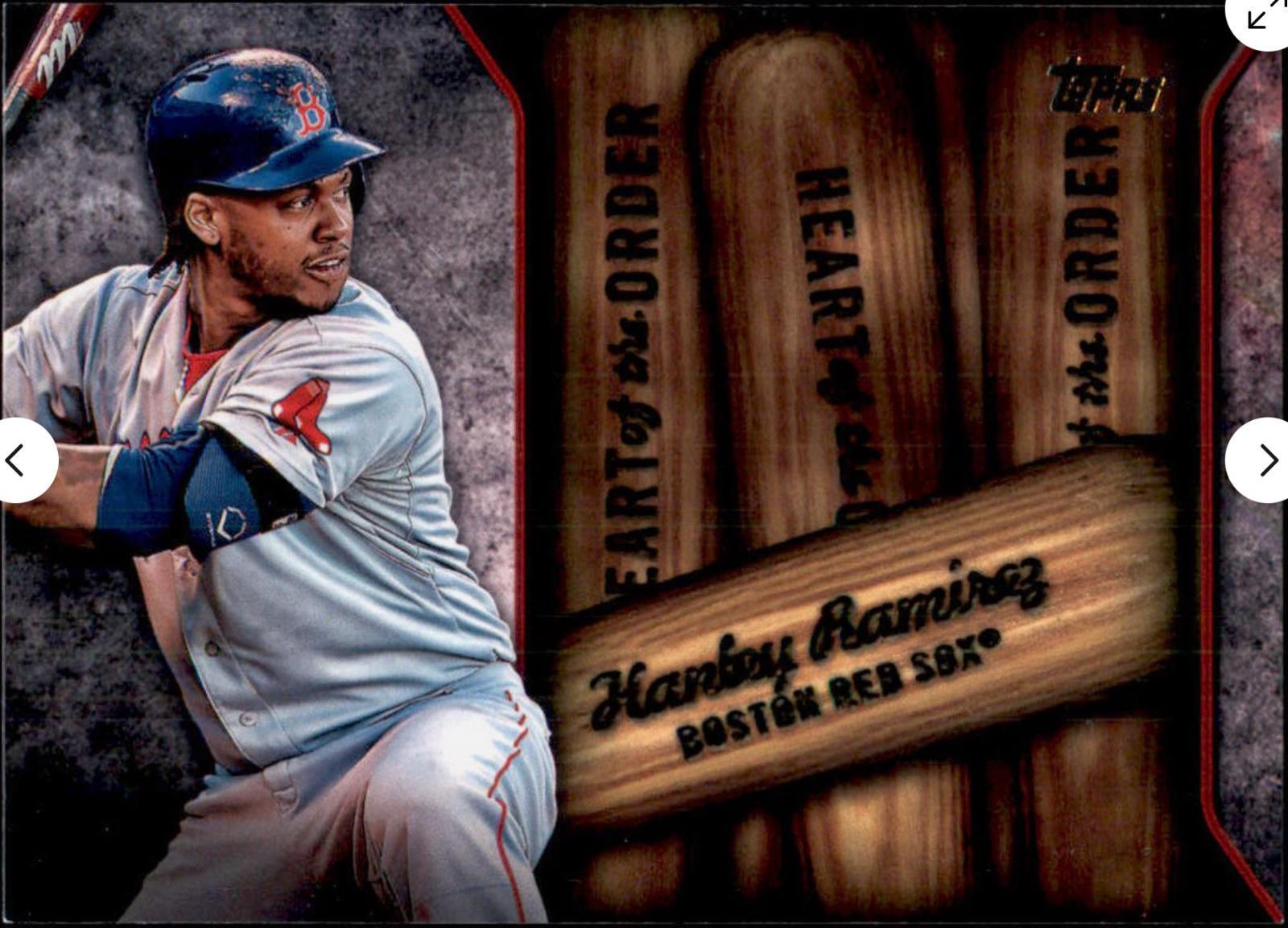 Hanley Ramirez #HOR-12 Baseball Cards 2015 Topps Heart of the Order