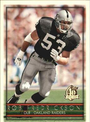 Rob Fredrickson #18 Football Cards 1996 Topps