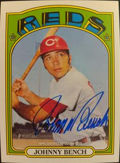 Johnny Bench Real One Autographs