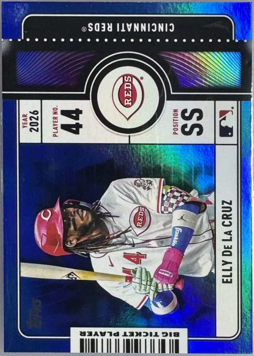 Elly De La Cruz [Blue Foil] #BTP-5 Prices | 2026 Topps Big Ticket