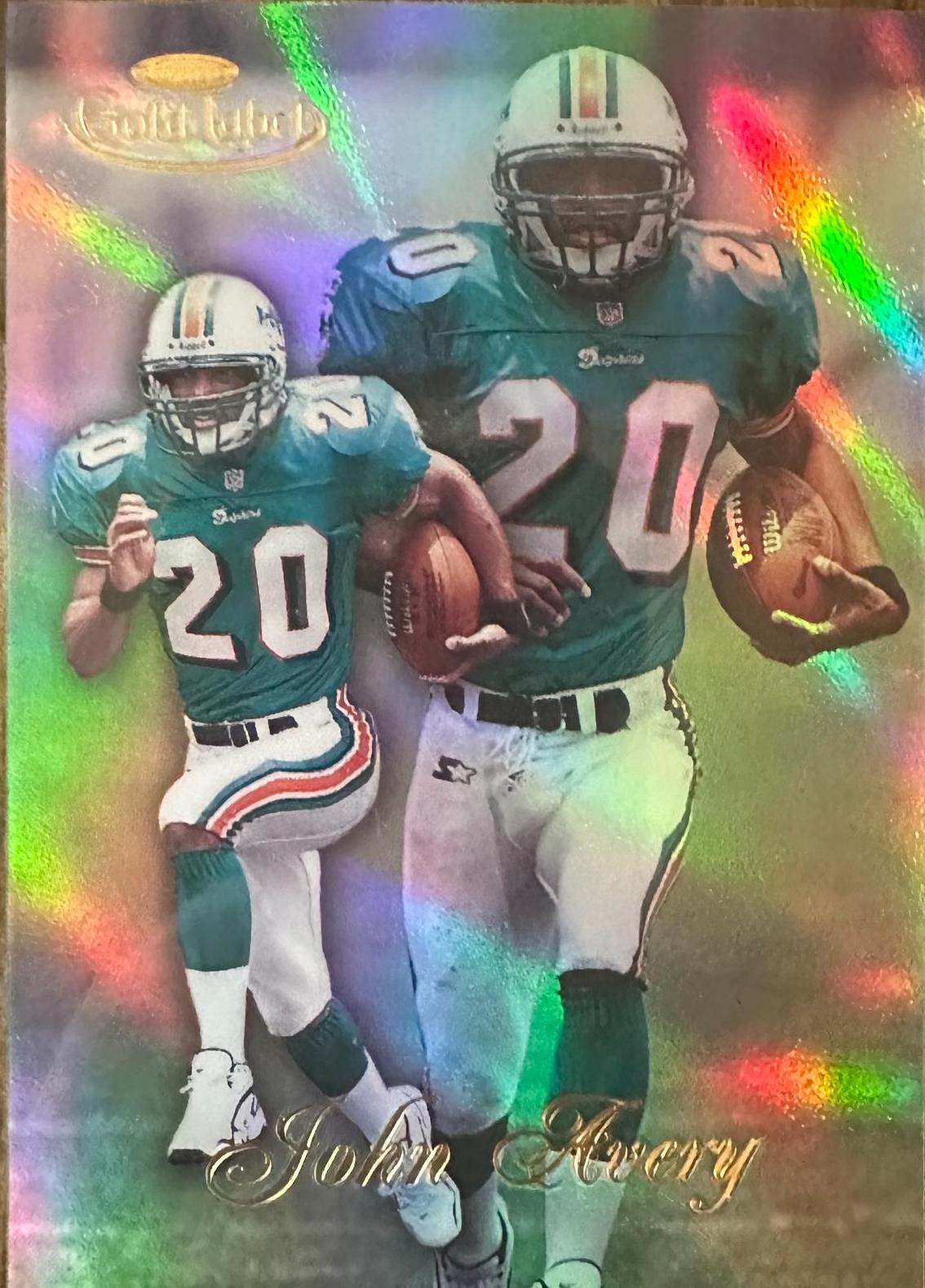 John Avery #98 1998 Topps Gold Label Football