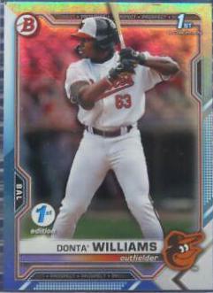 Donta' Williams [Sky Blue Foil] #BD-90