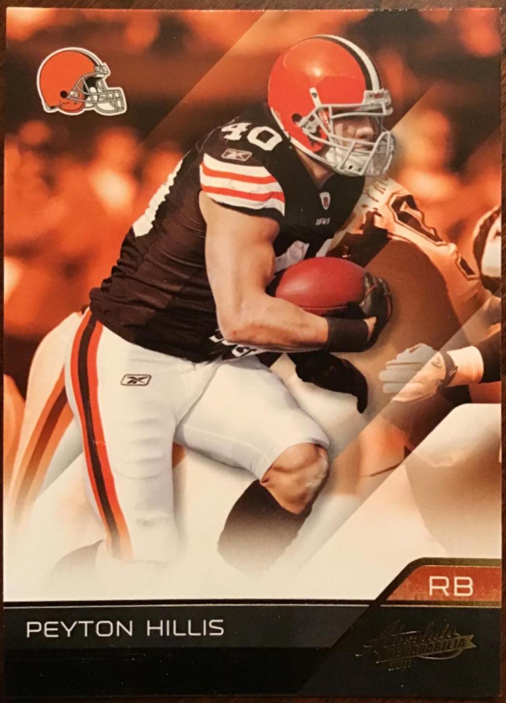 Peyton Hillis #27 Football Cards 2011 Panini Absolute Memorabilia