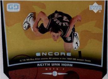 Keith Van Horn #52 1998 Upper Deck Encore Basketball