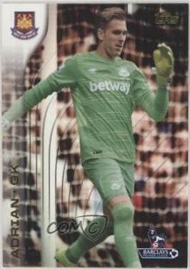 Adrian #144 Soccer Cards 2015 Topps Premier Gold