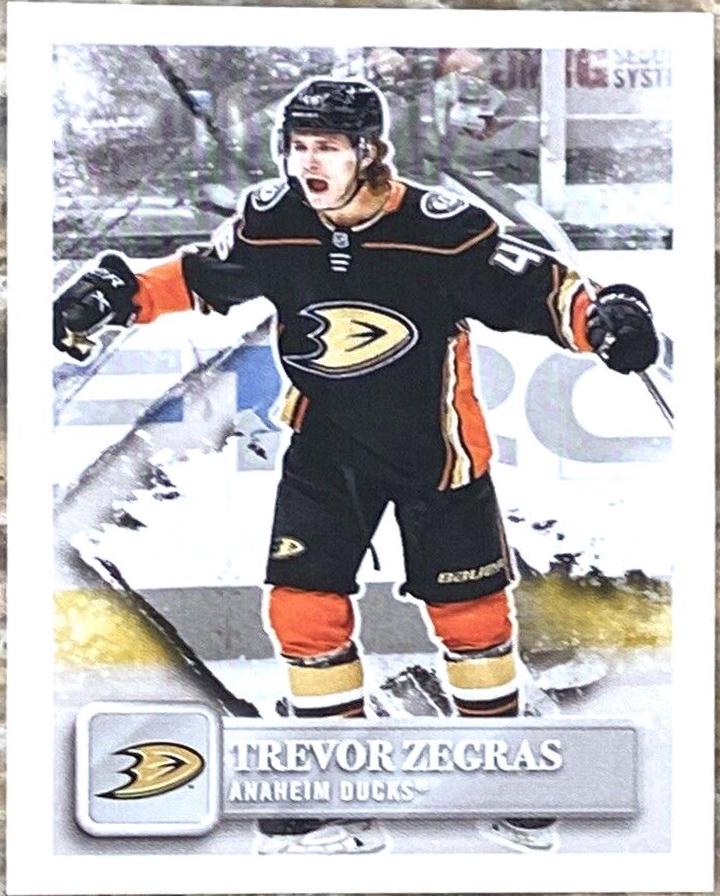Trevor Zegras #654 Hockey Cards 2022 Topps NHL Sticker
