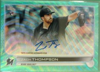 Zach Thompson [Aqua Wave Refractor] #RA-ZT
