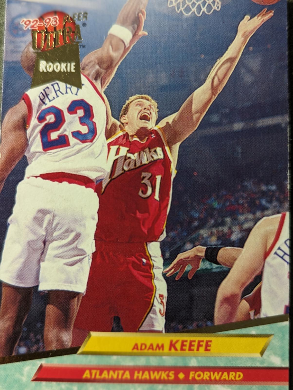 Adam Keefe #224 Basketball Cards 1992 Ultra