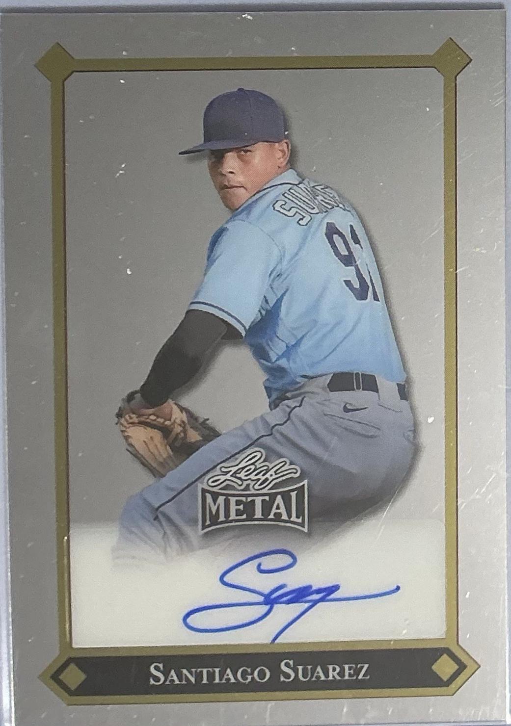 Santiago Suarez #LGR-SS1 2025 Leaf Metal 1992 Rookies Autograph Baseball
