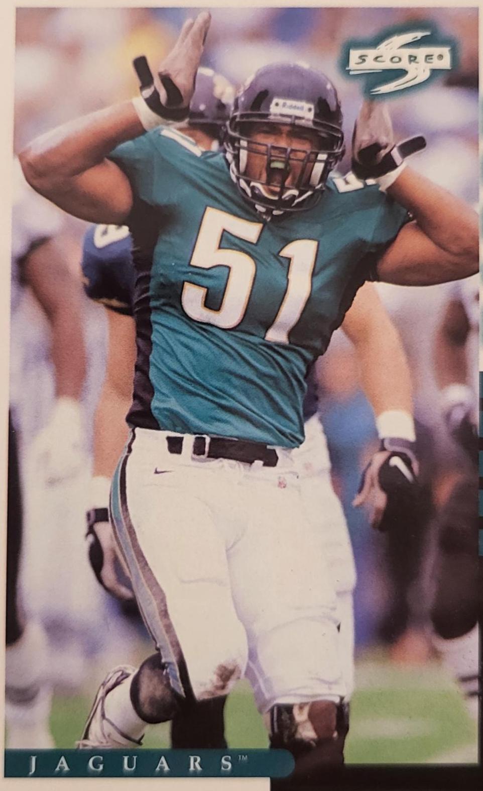 Kevin Hardy #31 Football Cards 1998 Panini Score