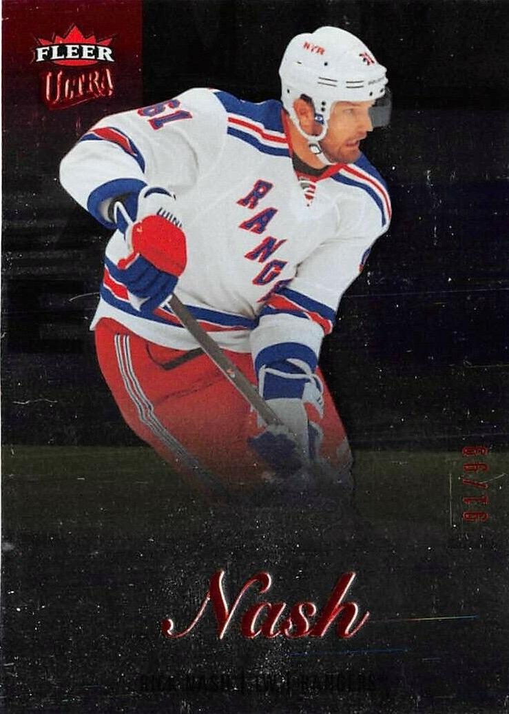 Rick Nash #21 2013-14 Fleer Showcase Hockey Ultra