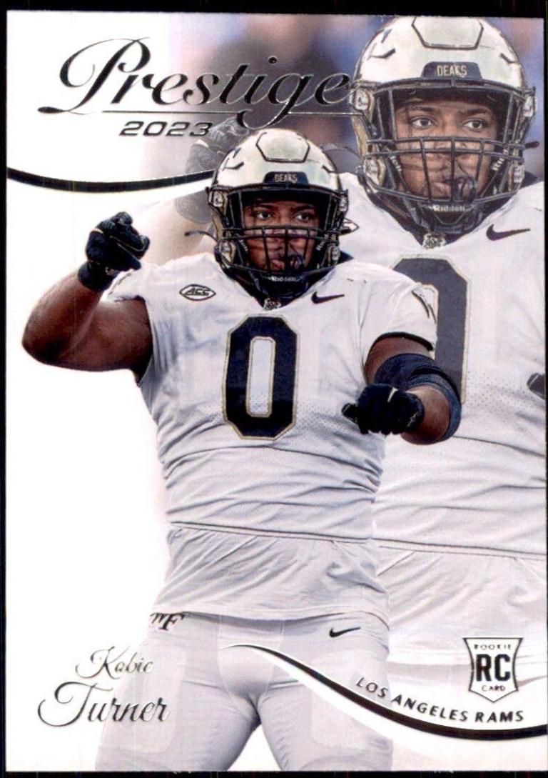 Kobie Turner #358 Football Cards 2023 Panini Prestige