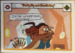 Porky pig and Charlie dog