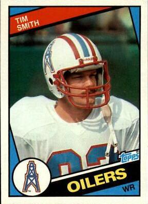 Tim Smith #82 Football Cards 1984 Topps