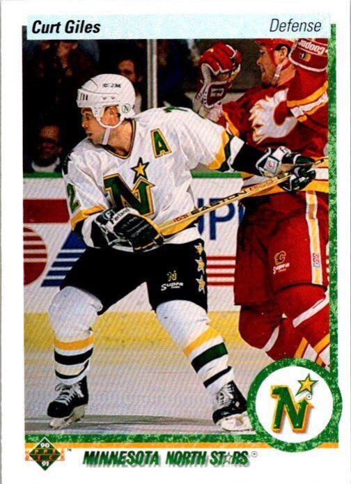 Curt Giles #9 Hockey Cards 1990 Upper Deck