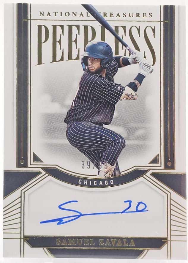 Samuel Zavala #30 2024 Panini National Treasures Peerless Signature Baseball