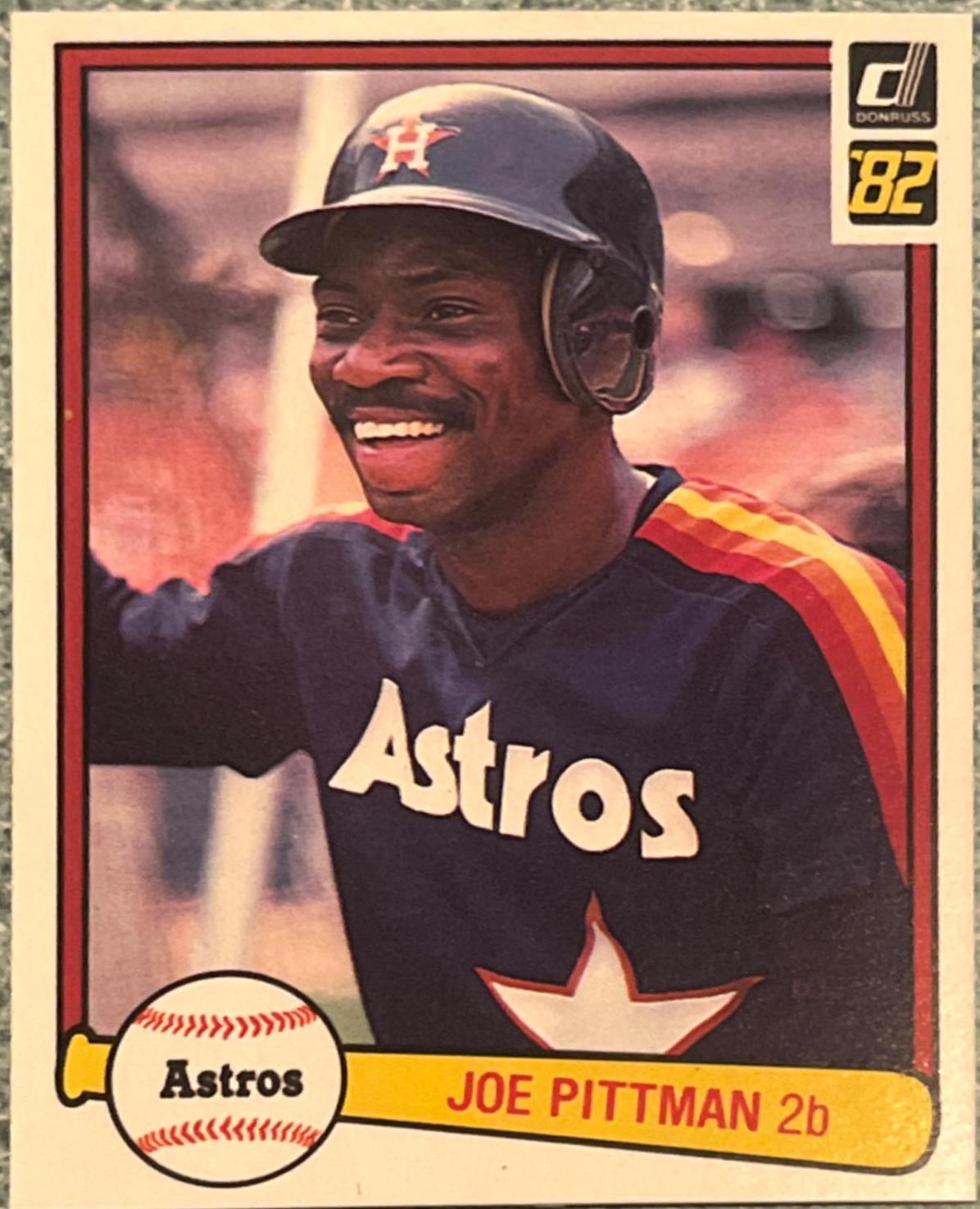 Joseph Pittman #218 Baseball Cards 1982 Donruss