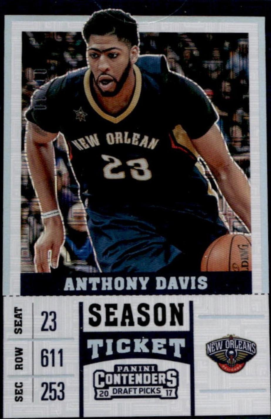 Anthony Davis #2 2017 Panini Contenders Draft Picks Basketball