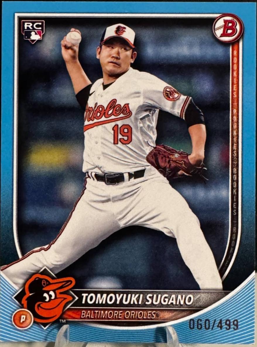 Tomoyuki Sugano #41 2025 Bowman Baseball