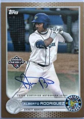 Alberto Rodriguez [Autograph Gold] #PD-183 Prices | 2022 Topps Pro ...
