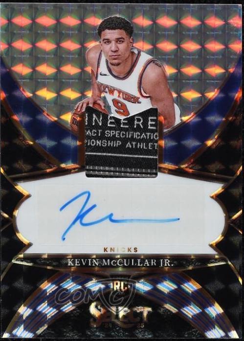 Kevin McCullar Jr. [Black Finite Prizm] #RJA-MCC