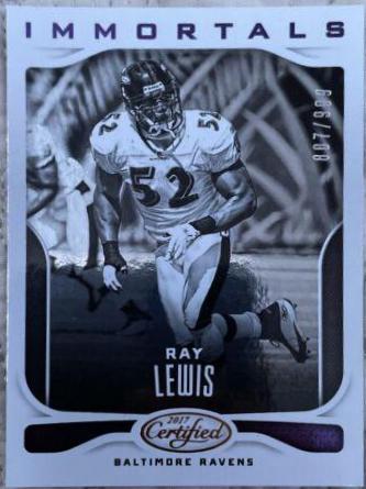 Ray Lewis #130 2017 Panini Certified Football