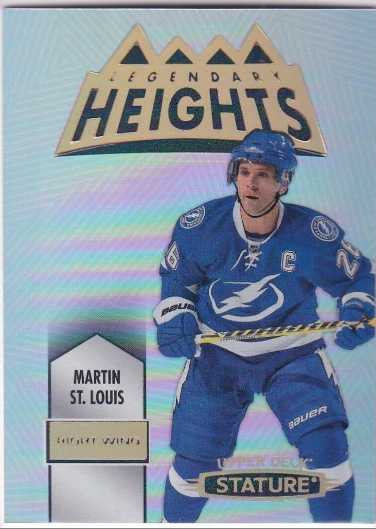 Martin St. Louis #LH-10 Hockey Cards 2021 Upper Deck Stature Legendary Heights