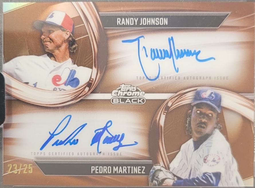 Randy Johnson / Pedro Martinez [Orange Trim Refractor] #PDPA-JM