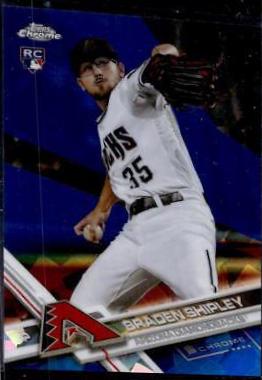 Braden Shipley #15 Baseball Cards 2017 Topps Chrome Sapphire