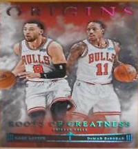Zach LaVine, DeMar DeRozan #8 Basketball Cards 2022 Panini Origins Roots Of Greatness