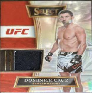 Dominick Cruz #SS-DCZ Ufc Cards 2022 Panini Select UFC Selective Swatches