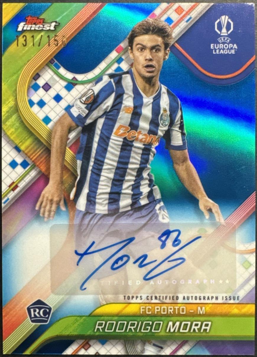 Rodrigo Mora [Blue Refractor] #BA-RM Prices | 2024 Topps Finest 