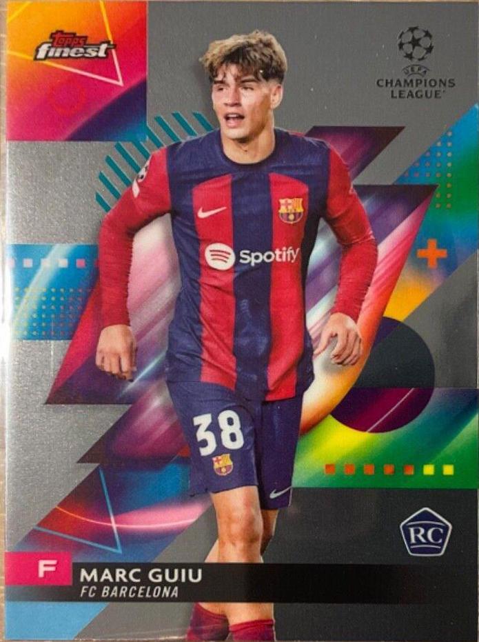 Marc Guiu #68 2023 Topps Finest UEFA Club