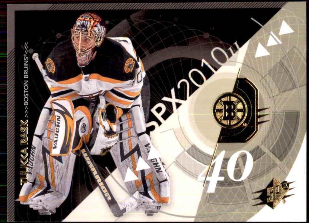 Tukka Rask #8 Hockey Cards 2010 SPx