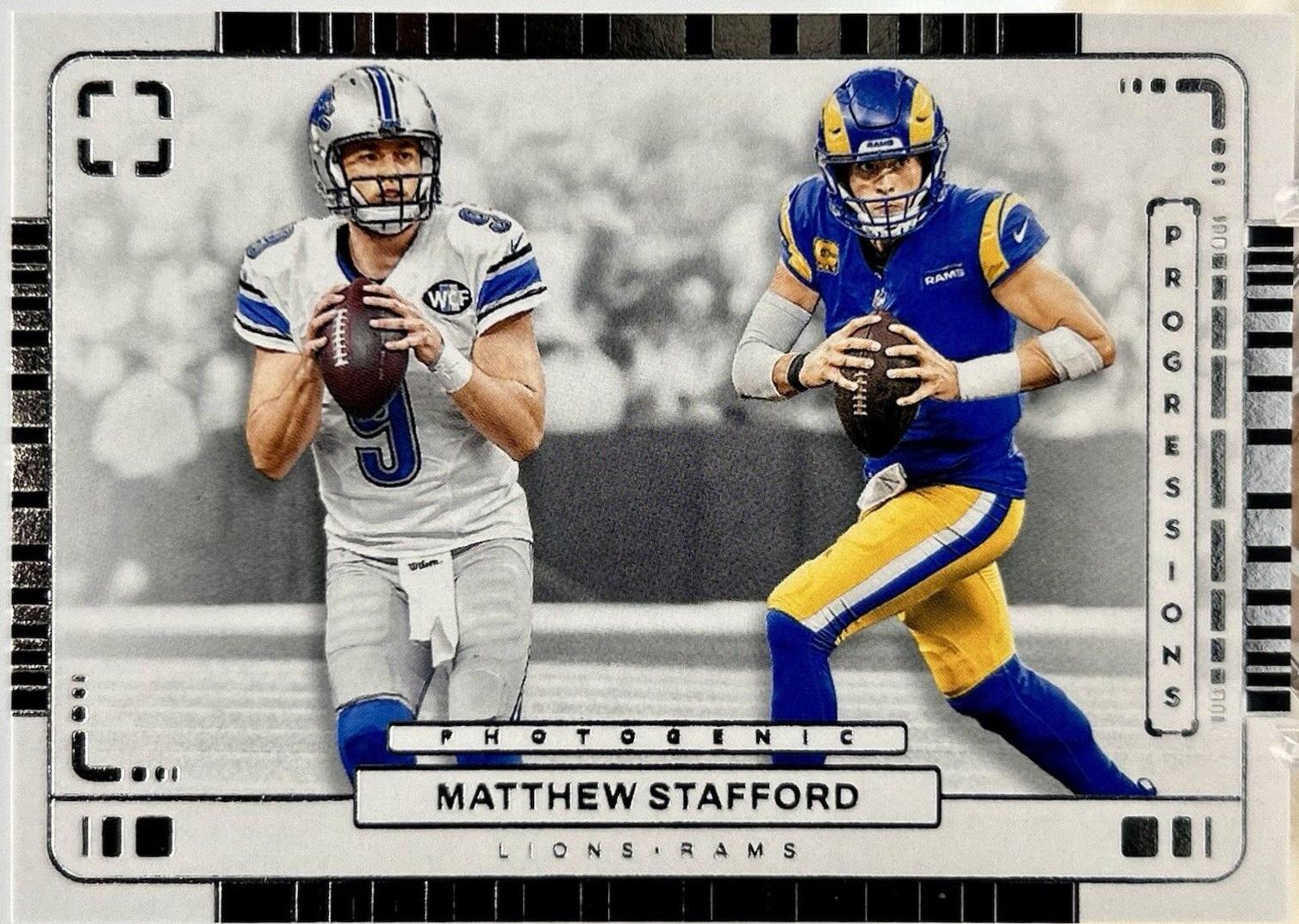 Matthew Stafford #4 Football Cards 2024 Panini Photogenic Progressions