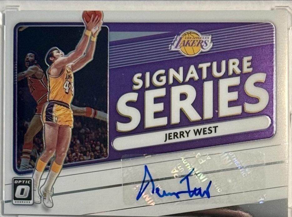 Jerry West #SS-JWS Basketball Cards 2020 Panini Donruss Optic Signature Series