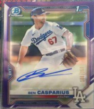 Ben Casparius [Purple Refractor] #CDA-BCA